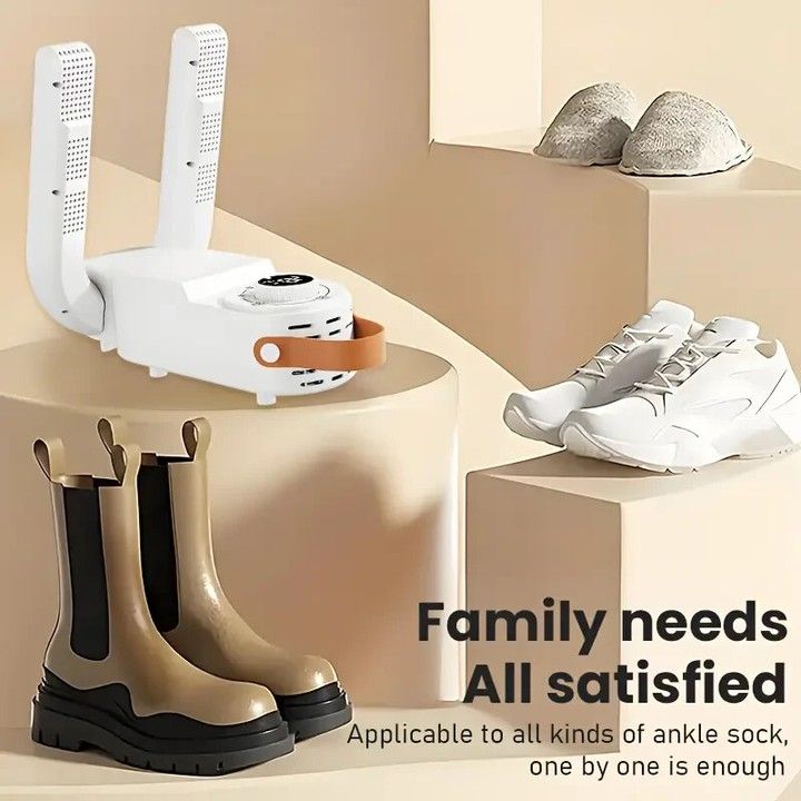 Portable Electric Shoe Dryer & Deodorizer | Fast Drying Shoe Warmer for Sneakers, Boots & Sports Shoes